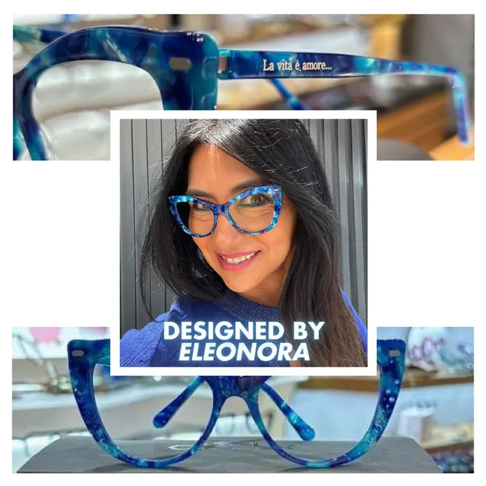 Occhiale su misura progettato da un cliente My Vision