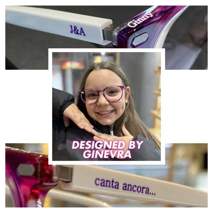 Occhiale su misura progettato da un cliente My Vision