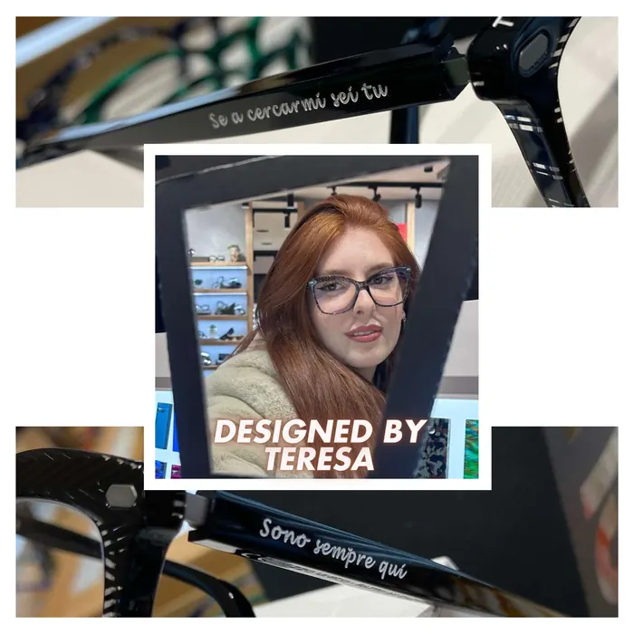 Occhiale su misura progettato da un cliente My Vision